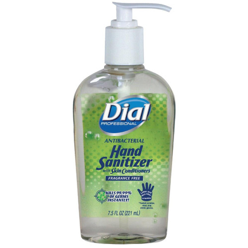 1382959 - Dial 7.5 Oz. Fragrance Free Hand Sanitizer