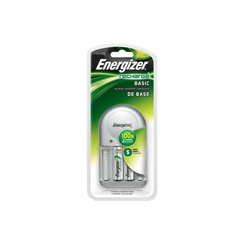 CHVCWB2 - Energizer Basic Charger w 2AA Batteries,  Packaging Qty: 4 per Case