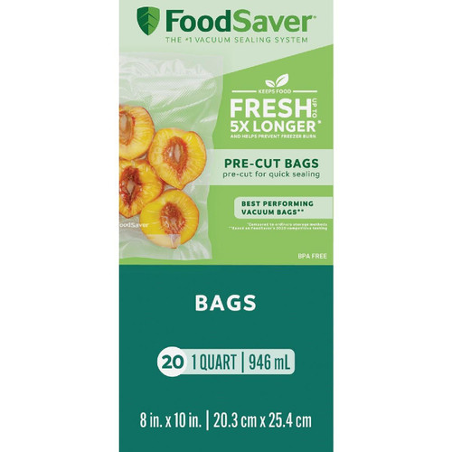 2159405 - FoodSaver 1 Qt. Freezer Bag (20-Count)