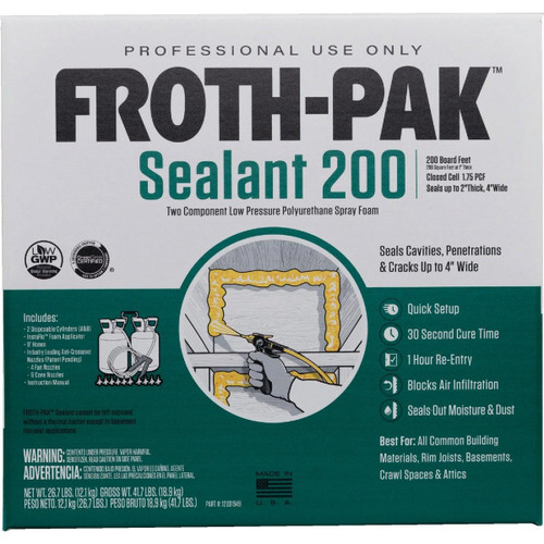 12031949 - Froth-Pak 200 Two-Component Polyurethane Foam Sealant Kit