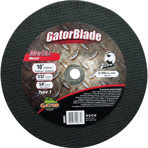 9673 - Gator Blade Type 1 12 In. x 1/8 In. x 20 mm Metal Cut-Off Wheel