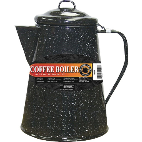 34700 - GraniteWare 12 Cup Black Coffee Boiler