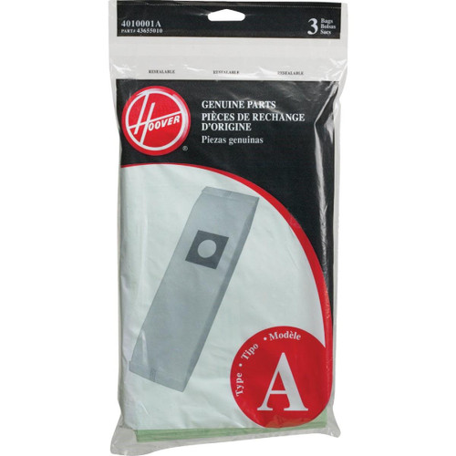 4010001A - Hoover Type A Standard Vacuum Bag (3-Pack)