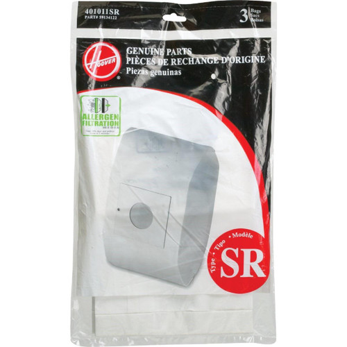 401011SR - Hoover Type SR Allergen Filtration Vacuum Bag (3-Pack)