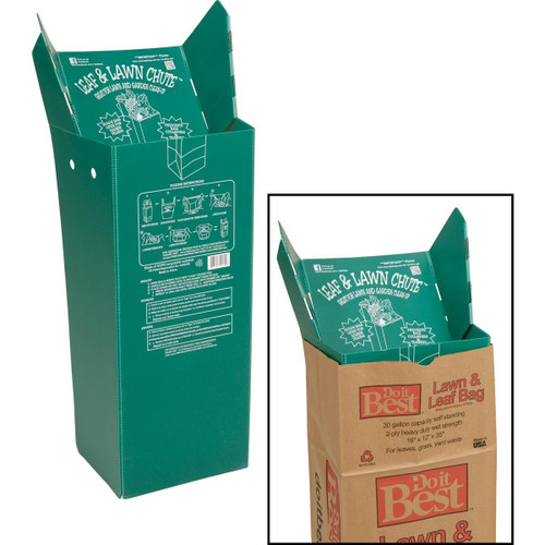 650A - Luster Leaf 30 Gal. Corrugated Plastic Lawn & Yard Bag Holder