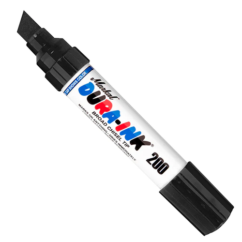 96543 - Markal Dura-Ink 200 carded Permanent Ink Marker, Color: Black, Packaging Qty: 1 per each - 12 each per case