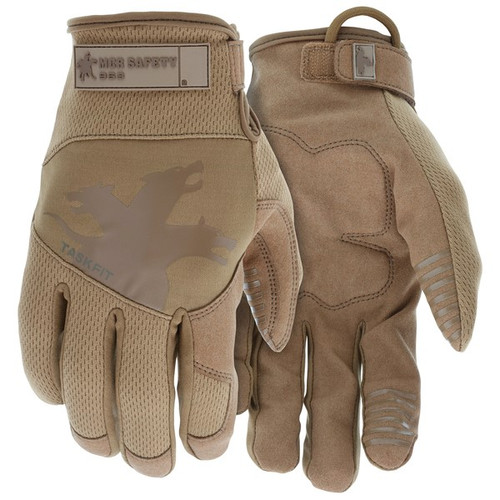 963XXL - Mechanics Gloves, 2X-Large, Synthetic, Beige