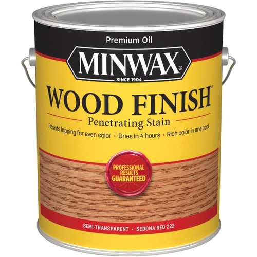 710860000 - Minwax Wood Finish VOC Penetrating Stain, Sedona Red, 1 Gal.