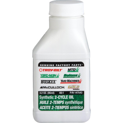 49V7543M953 - MTD 3.2 Oz. Synthetic 2-Cycle Motor Oil