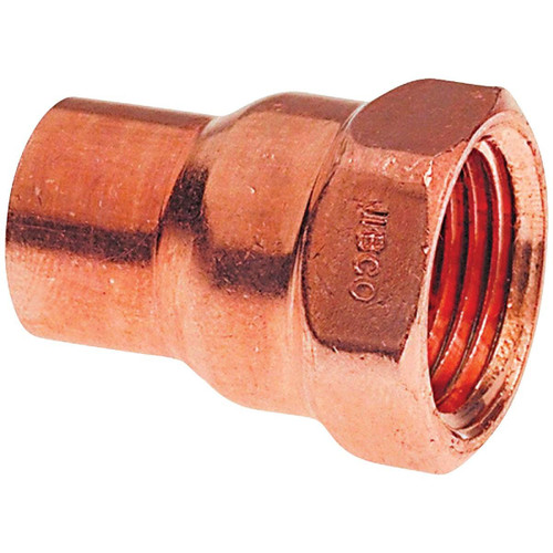 W01030J - NIBCO 1/2 In. Female Copper Adapter (10-Pack)