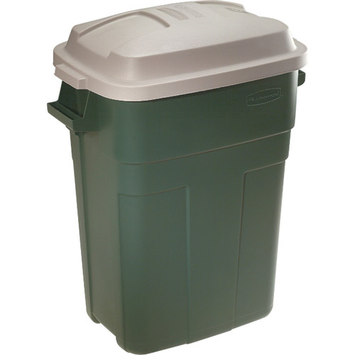 FG297900EGRN - Rubbermaid Roughneck 30 Gal. Green Trash Can with Lid