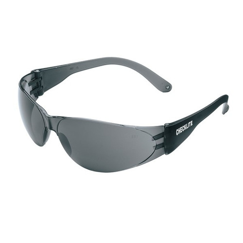 CL112 MCR Safety Checklite CL1 Series Safety Glasses, Gray Lens