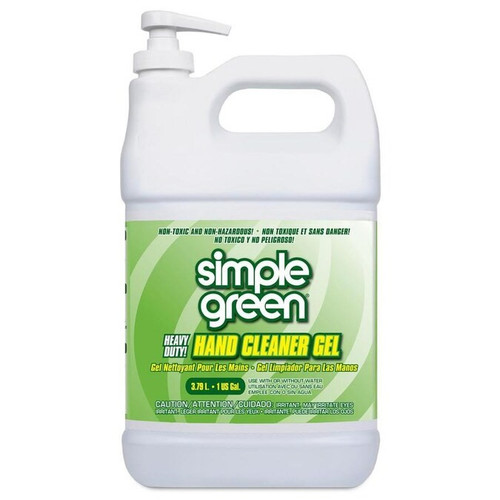 42128 - Simple Green Oil & Grease Remover, Pumice Hand Cleaner, Product Type: Gel, Fragrance: Sassafras, Size: 1 gal Can, Case Qty: 4 per case