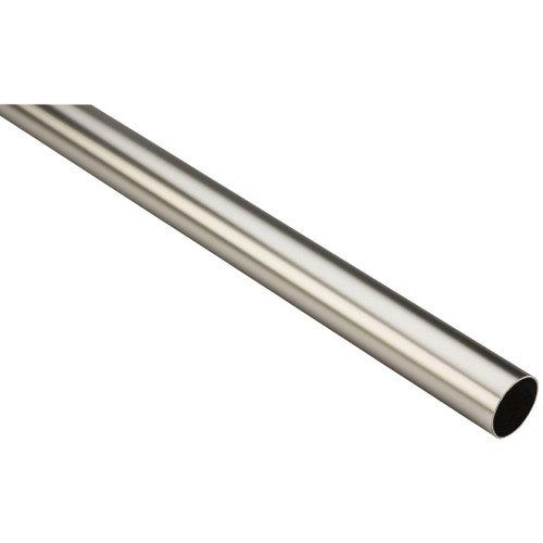 S822101 - Stanley Home Designs 8 Ft. x 1-5/16 In. Cut-to-Length Closet Rod, Satin Nickel