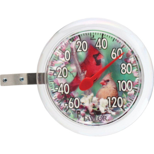 5632 - Taylor 6" Fahrenheit -60 To 120 Outdoor Wall Thermometer