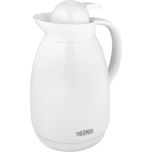 710TRI4 - Thermos White Vacuum Insulated Glass Carafe