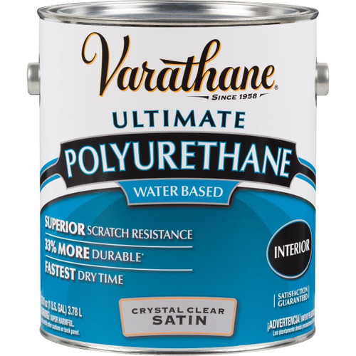 200231 - Varathane Satin No Odor Water Based Interior Polyurethane, 1 Gal.