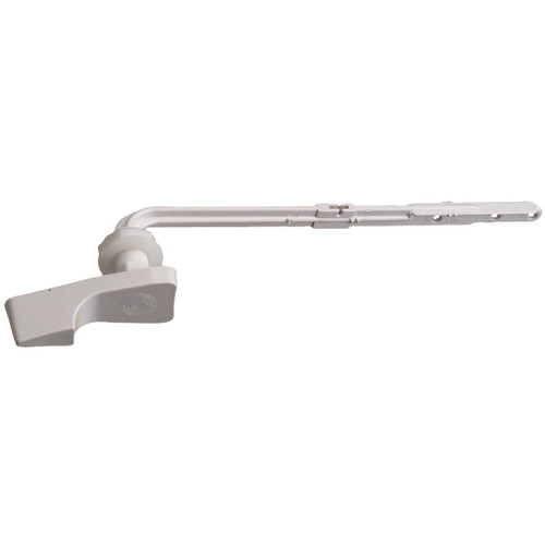 455091 White Flush Tank Lever with Plastic Arm