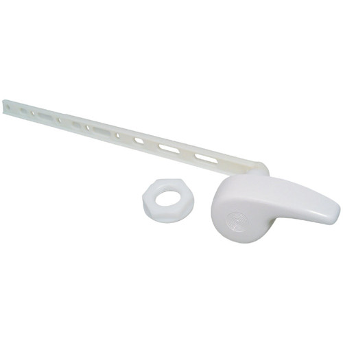 436836 White Tank Lever with Plastic Arm