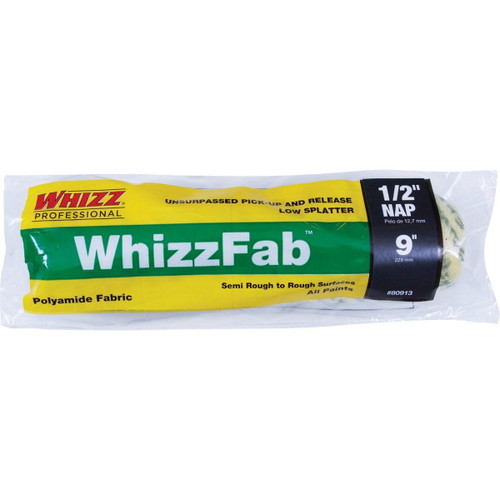 80913 - WhizzFab 9 In. x 1/2 In. Polyamide Fabric Cage Roller Cover