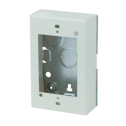 B3 - Wiremold Ivory Steel 1-3/8 In. Outlet Box