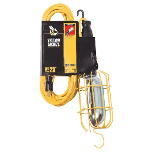 2893 - Yellow Jacket 75W Incandescent Trouble Light with 25 Ft. Power Cord
