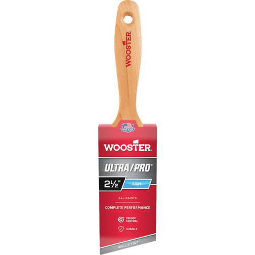 4177-2 1/2 - Wooster Ultra/Pro Firm 2-1/2 In. Lindbeck Sable Angle Varnish Paint Brush