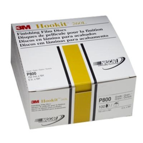 7000000570 - 3M(TM) Hookit(TM) Finishing Film Disc, 00971, 6 in, P600, 100 discs per box, 4 boxes per case