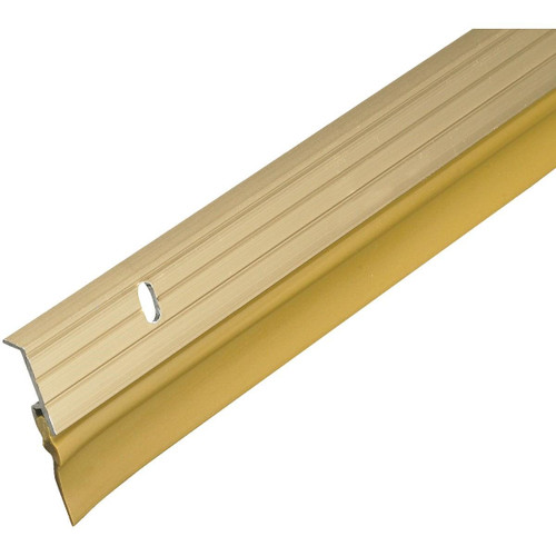 A58/36HDB 1-5/8 In. x 36 In. Gold Aluminum & Vinyl Door Sweep