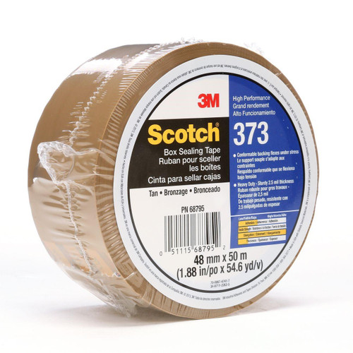 7010374970 - Sealing Tape, 373, Tan, 1.88 Inch W, Box Sealing, 36 RL/CS