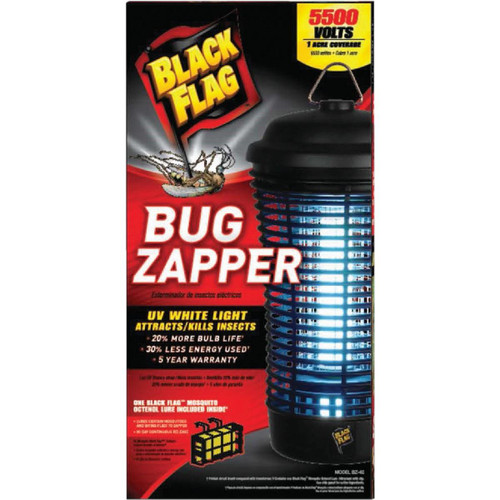 BZ-40 - Black Flag 5500V UV White Light Bug Zapper