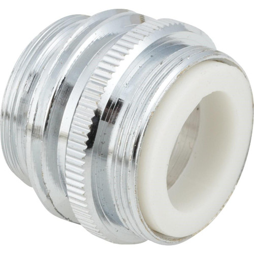 W-1134LF - 15/16" Outside or 55/64" Inside to 3/4" Dual Thread Faucet Adapter, Low Lead