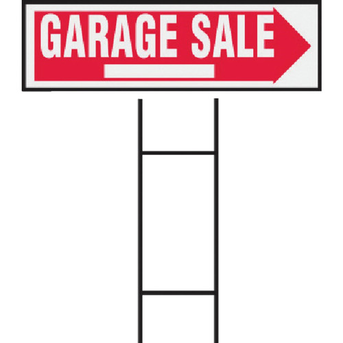 RS-804 - Hy-Ko Corrugated Plastic Sign, Garage Sale