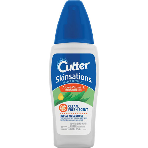 HG-54010 - Cutter Skinsations 6 Oz. Insect Repellent Pump Spray