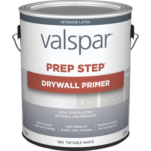 044.0000990.007 - Valspar Prep-Step Drywall Primer, White, 1 Gal.