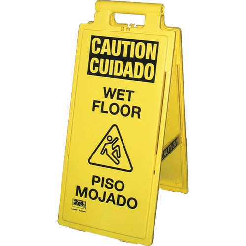 24106-90 - Impact Lockin'Arm Caution Wet Floor Sign