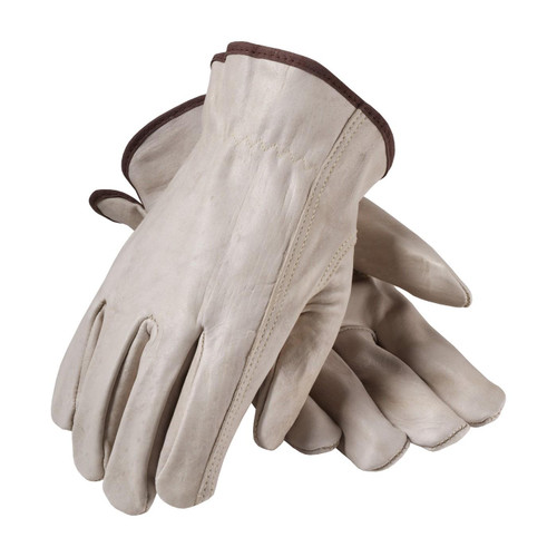 68-165/L - Protective Industrial Products Top Grain Cowhide Drivers gloves, Type: Keystone Thumb Material: Superior Quality Grade, Size: L