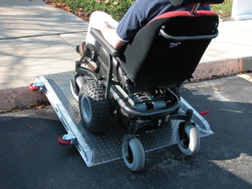 Vestil - D-ROL-48 - Roll-o-Wheel Curb Wheelchair Ramp