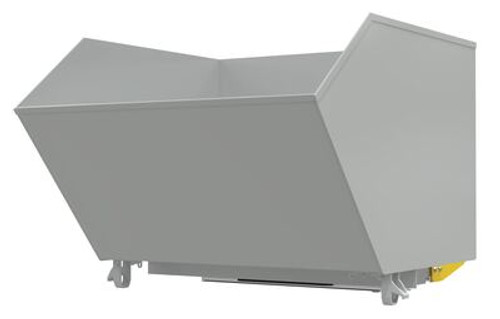 Vestil - H-150-LD-BD-GY-MG - Bump LD Hopper 1.5CbYd Machine Gray