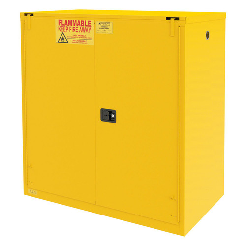 Vestil - FLSC-120-SC-YL - 120 GALLON SELF CLOSING YELLOW