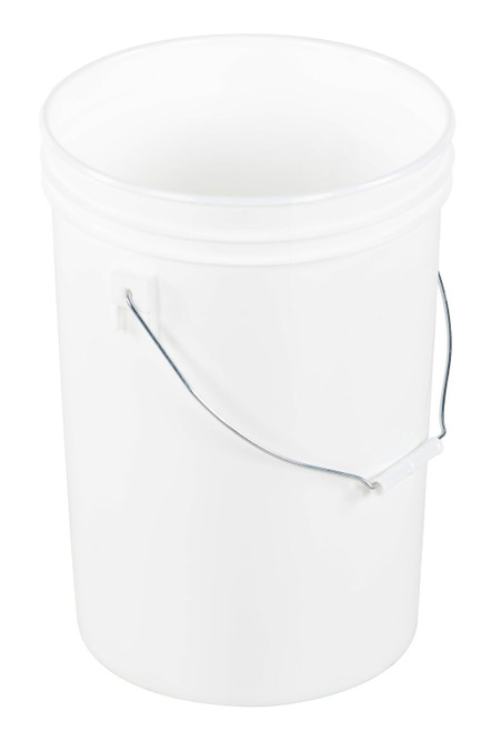 Vestil - PAIL-6-PWS - 6G Open Head Pail Stl Hndl White