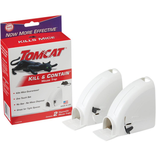 0360630 Tomcat Kill & Contain Mechanical Mouse Trap (2-Pack)