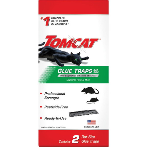 0362810 Tomcat Glue Mouse & Rat Trap (2-Pack)