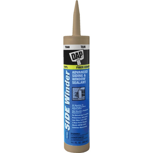 DAP Side Winder 10.1 Oz. Advanced Siding & Window Polymer Sealant, Tan