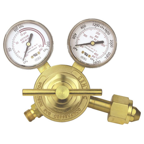 SINGLE STAGE MEDIUM/HEAVY DUTY REGULATORS, Single Stage MD Regulator, Acetylene, CGA300