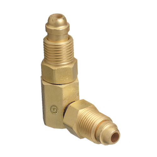 CGA 032 NUT/NIP 90' ADAPTOR