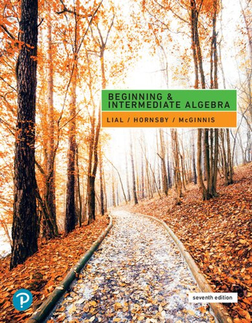 (eBook PDF) Beginning and Intermediate Algebra 7th Edition