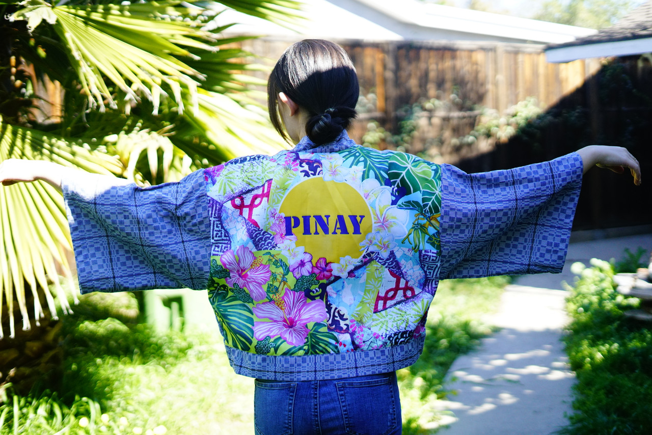 Walang Rice Kimono in Dark Blue Short