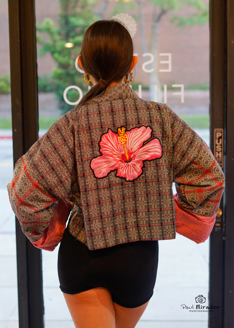 Patchi-patchi Gumamela Short Kimono