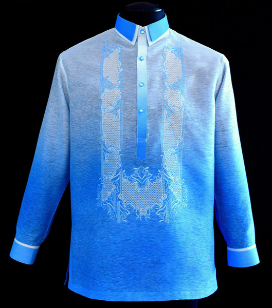 Aqua Blue Jusilyn Barong Tagalog - 3332 Aqua Blue Jusilyn Barong Tagalog - 3332
